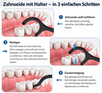 OnlyFloss - 25 Zahnseidesticks mit Bambusholzkohle Ultrafine (ungewachst)