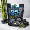 OnlyFloss - 25 Zahnseidesticks mit Bambusholzkohle Ultrafine (ungewachst)