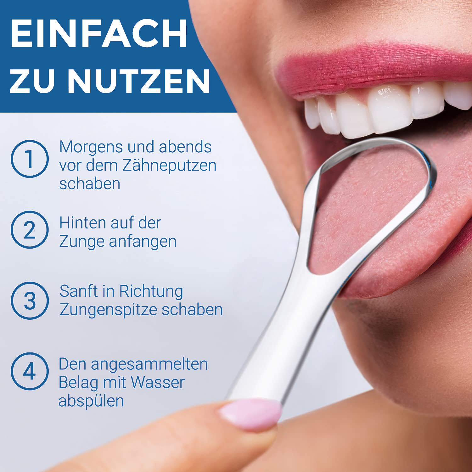 Mundschaber - Der einzige Zungenschaber den man braucht